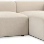 JYSK JYSK Canapea modulară SKEJBY 2 locuri șezlong/capăt bej