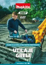 Makita Broșură Mașini cu acumulatori pentru mentenanță utilaje grele - p&acirc;nă la 30-09-26