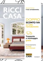 Ricci Casa Doppio sconto IVA - al 20.09.2026