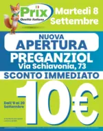 Prix Nuova apertura - al 20.09.2026