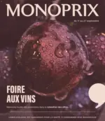 Monoprix FOIRE AUX VINS - au 27.09.2026