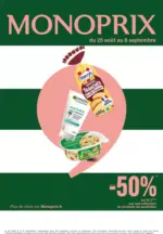 Monoprix SOLDES jusqu'&agrave; -50 % - au 06.09.2026