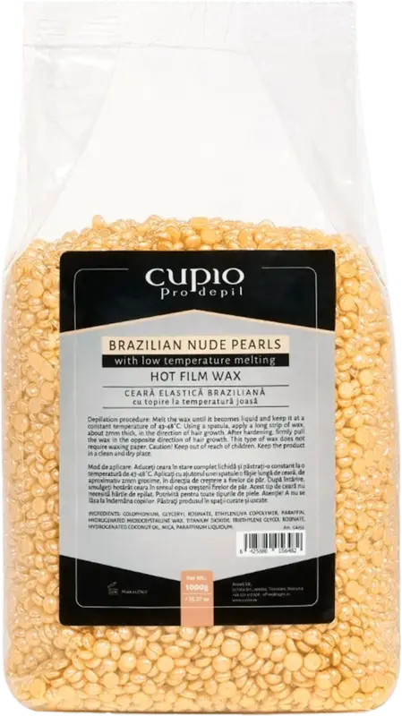 Ceară elastică perle nude braziliană