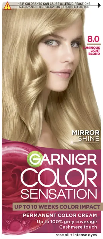 Vopsea permanentă 8.0 blond deschis