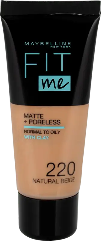 Fit Me Matte & Poreless fond de ten 220 Natural Beige