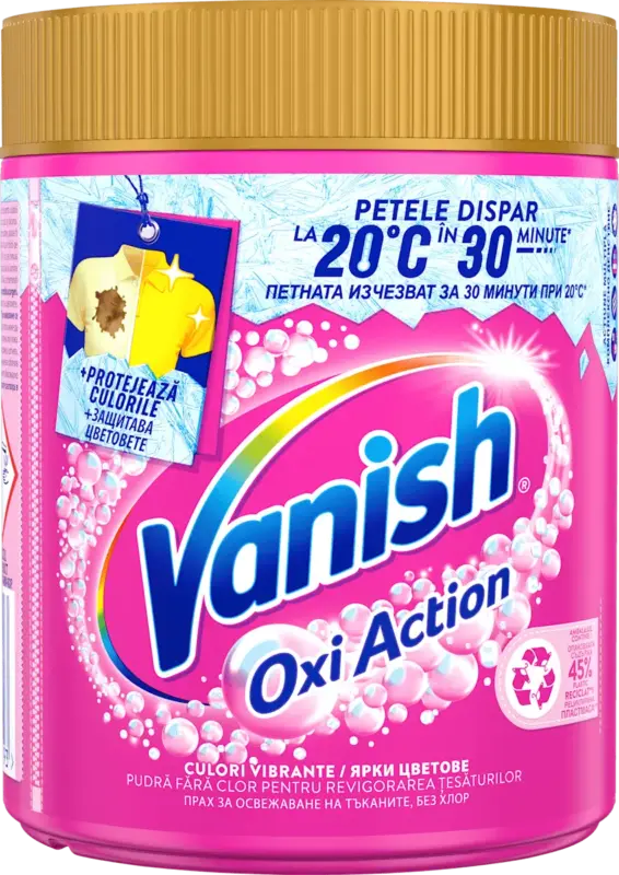 Pudră pentru &icirc;ndepărtarea petelor Oxi Action