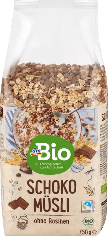 M&uuml;sli cu ciocolată, fără stafide