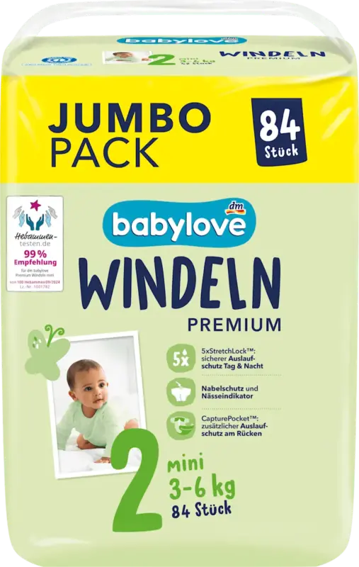 Scutece premium jumbo numărul 2