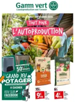 Gamm Vert Tout pour l'autoproduction - au 27.09.2026