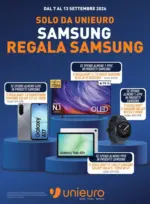 Unieuro Samsung week da Unieuro! - al 13.09.2026