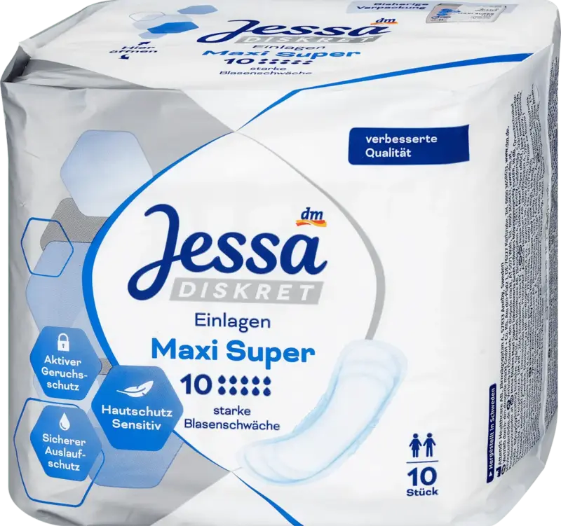 Absorbante pentru incontinență maxi super