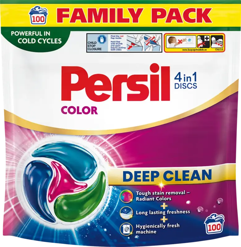 Detergent rufe capsule Color 100 spălări