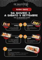 Pescheria De Salvo Sushi days - al 05.09.2026