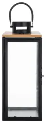 Laterne Pure Schwarz