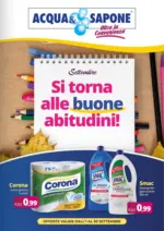 Acqua & Sapone SRL Societ&agrave; Consortile Si torna alle buone abitudini! - al 30.09.2026