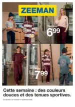 Zeeman Cette semaine : des couleurs douces et des tenues sportives. - au 11.09.2026