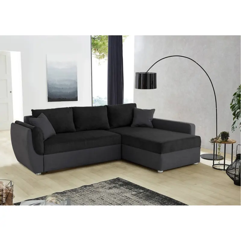 Ecksofa mit Bettfunktion und Bettkasten