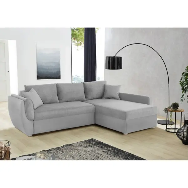 Ecksofa mit Bettfunktion und Bettkasten