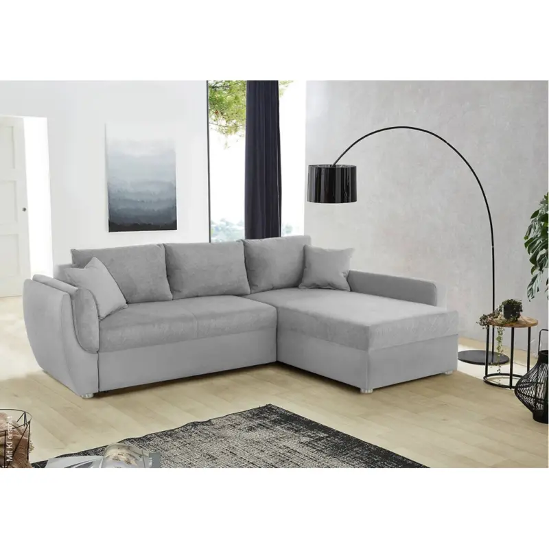 Ecksofa mit Bettfunktion und Bettkasten