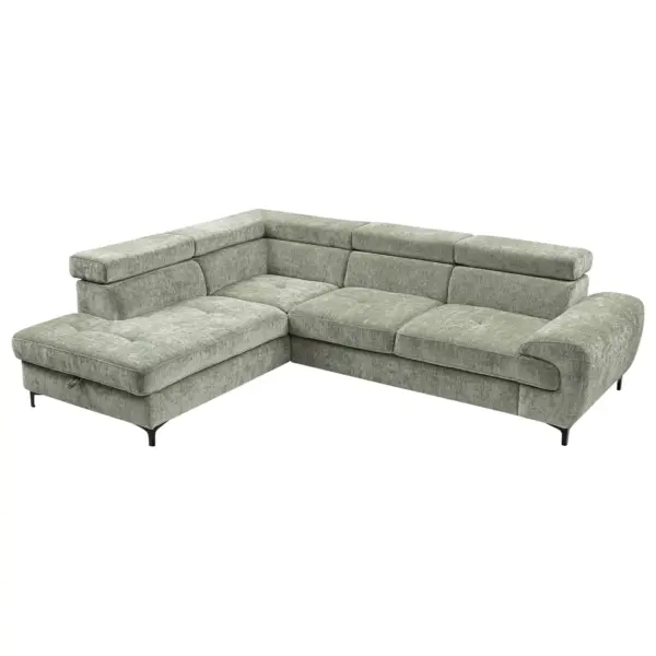 Ecksofa mit Bettfunktion und Bettkasten