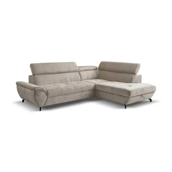Ecksofa mit Bettfunktion und Bettkasten