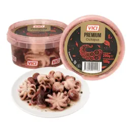 Octopus, gekocht, in Lake, mit S&uuml;&szlig;ungsmittel
