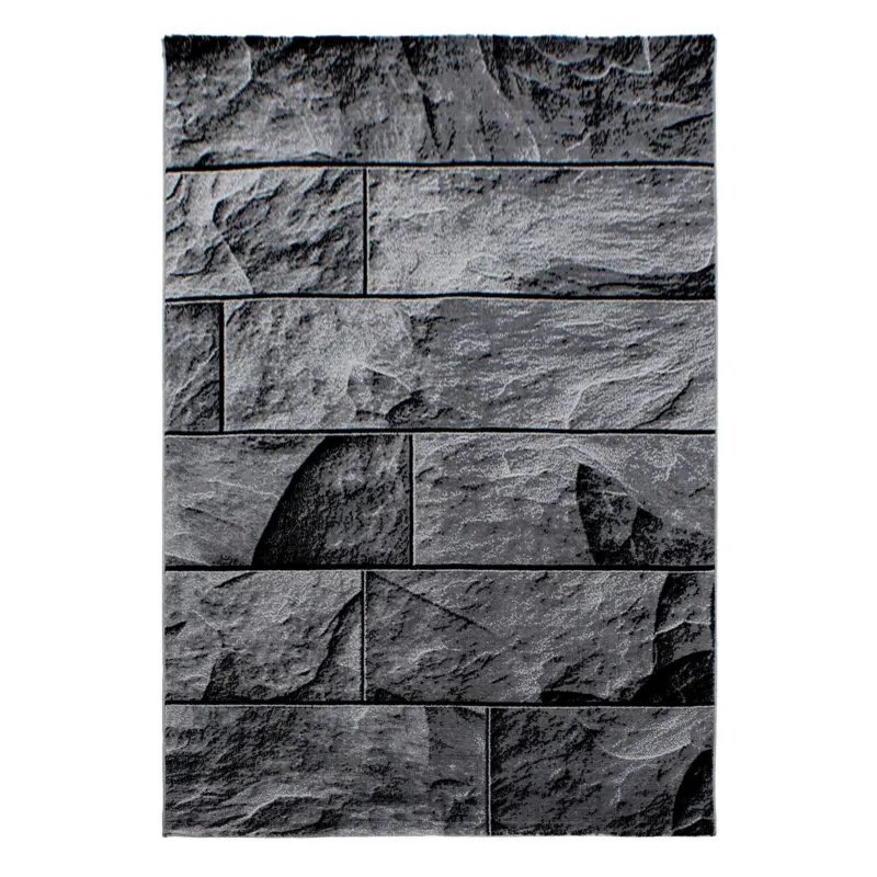 Flachwebeteppich Parma Schwarz ca. 280x370cm