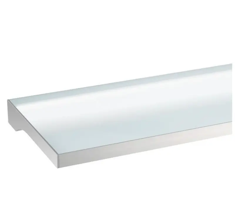 Glasablage TEO-SLIM in Edelstahloptik