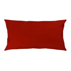 Kissenh&uuml;lle Xenia Uni Rot ca. 40x80cm