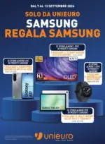 Unieuro Samsung week da Unieuro! - al 13.09.2026