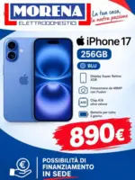 Morena Elettrodomestici iPhone 17 - al 20.09.2026