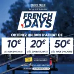 Pacific P&ecirc;che French Days : offre bon d'achat ! - au 14.09.2026
