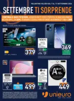 Unieuro Settembre ti sorprende da Unieuro! - al 17.09.2026