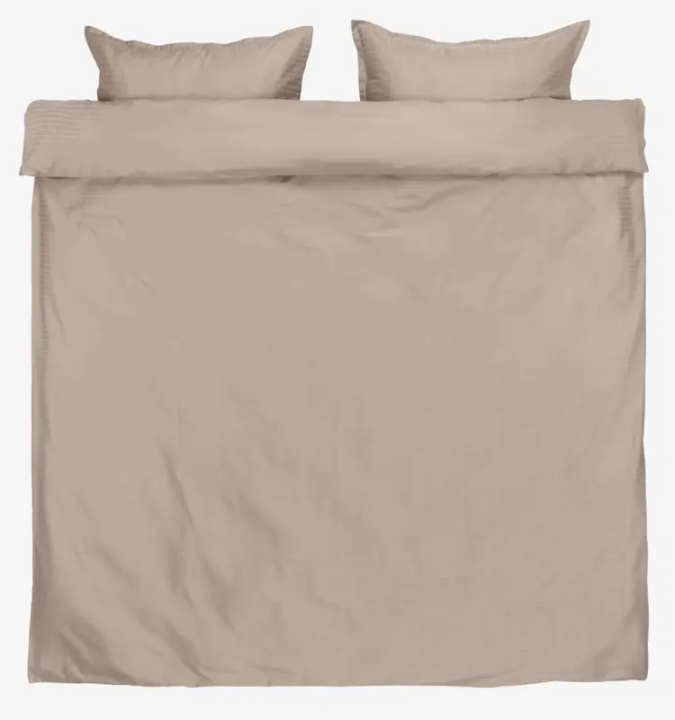 JYSK Lenjerie pat INGEBORG Satin 200x220 nisipie
