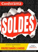 Conforama SOLDES - au 02.10.2026