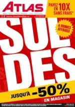 Atlas SOLDES jusqu'&agrave; -50 % - au 02.10.2026