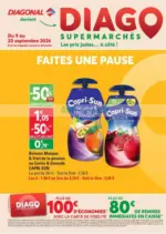 Diagonal Supermarch&eacute; FAITES UNE PAUSE - au 20.09.2026