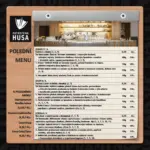 Potrefen&aacute; Husa Poledn&iacute; menu &ndash; do 11.09.2026