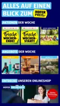HOFER: Flugblatt