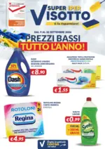 Supermercati Visotto PREZZI BASSI TUTTO L'ANNO! - al 22.09.2026