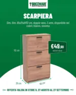 Bricoware Scarpiera - al 27.09.2026
