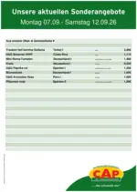 CAP-Markt Top-Angebote f&uuml;r Sparf&uuml;chse - bis 12.09.2026