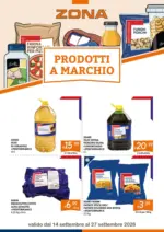 ZONA Speciale Prodotti a marchio - al 27.09.2026