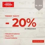 Koberce Trend Trendy slevy -20% &ndash; do 23.09.2026