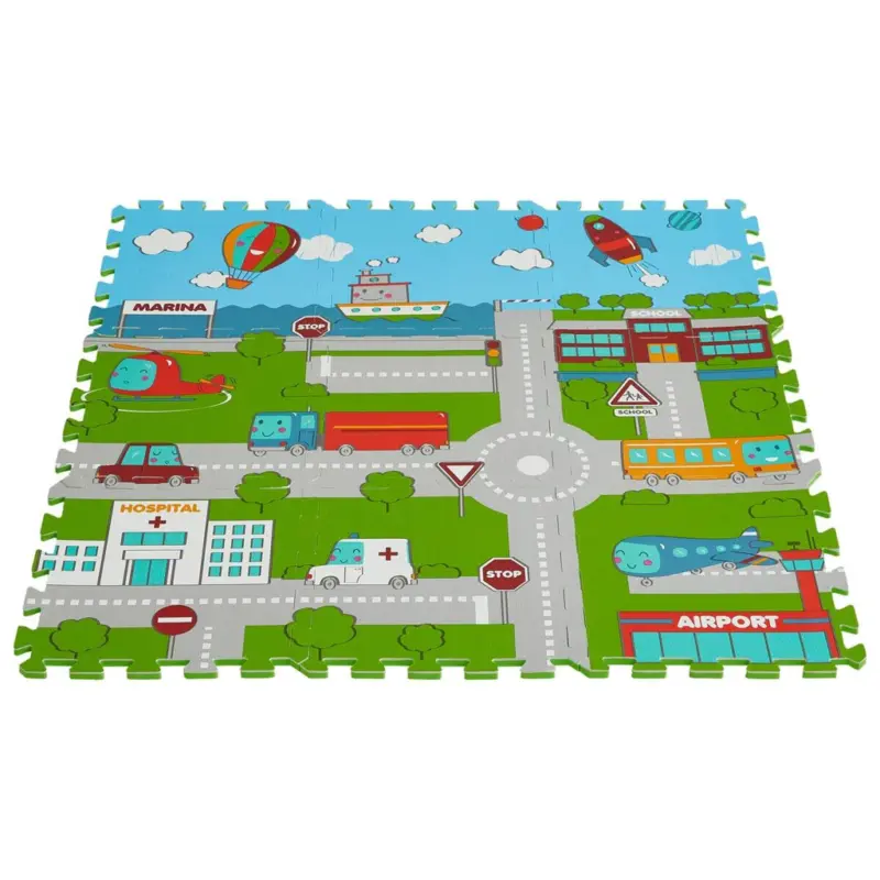 Puzzlematte Stra&szlig;en