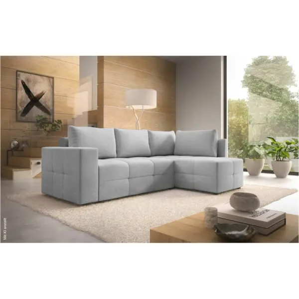 Ecksofa mit Bettfunktion und Bettkasten