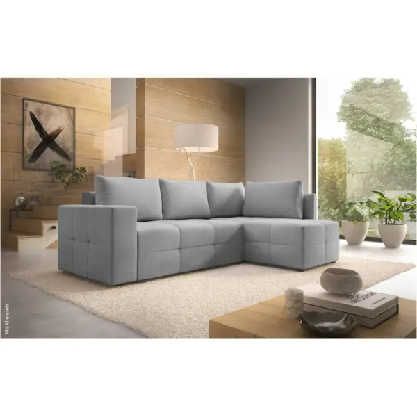 Ecksofa mit Bettfunktion und Bettkasten