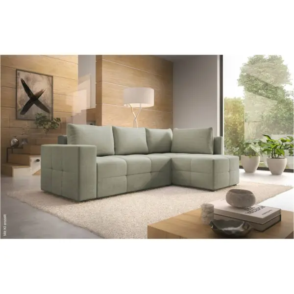 Ecksofa mit Bettfunktion und Bettkasten