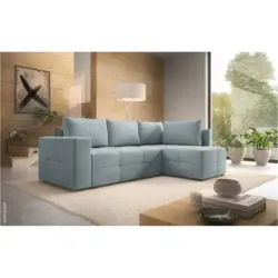 Ecksofa mit Bettfunktion und Bettkasten