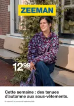 Zeeman Cette semaine : des tenues d&rsquo;automne aux sous-v&ecirc;tements. - au 25.09.2026